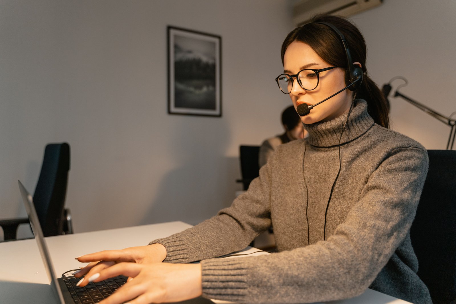 A BritonOne Technology specialist on a support call
