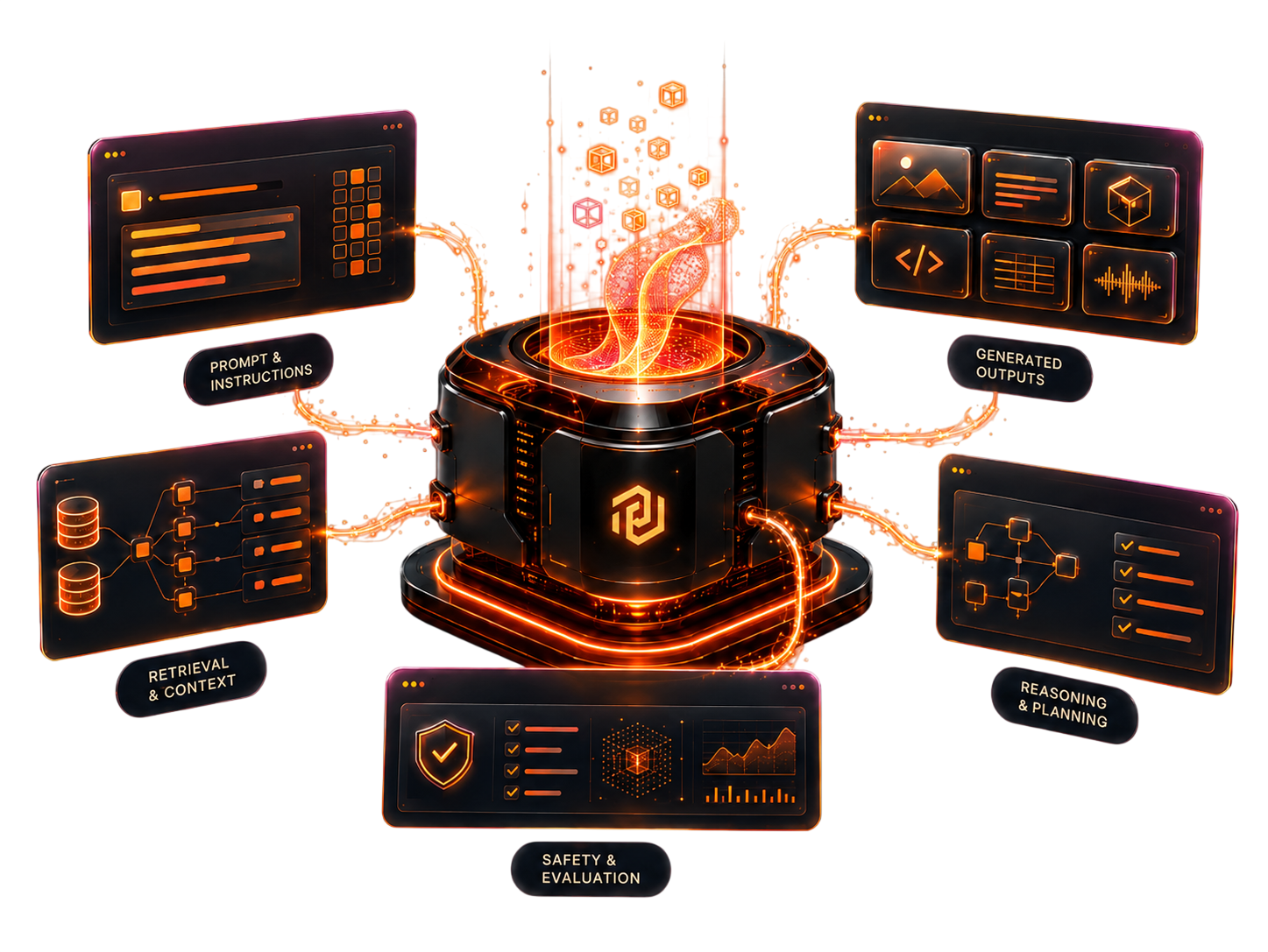 Generative AI service illustration